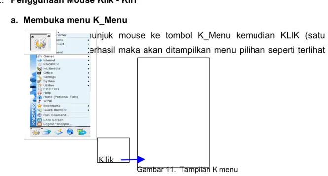 Gambar 11.  Tampilan K menu