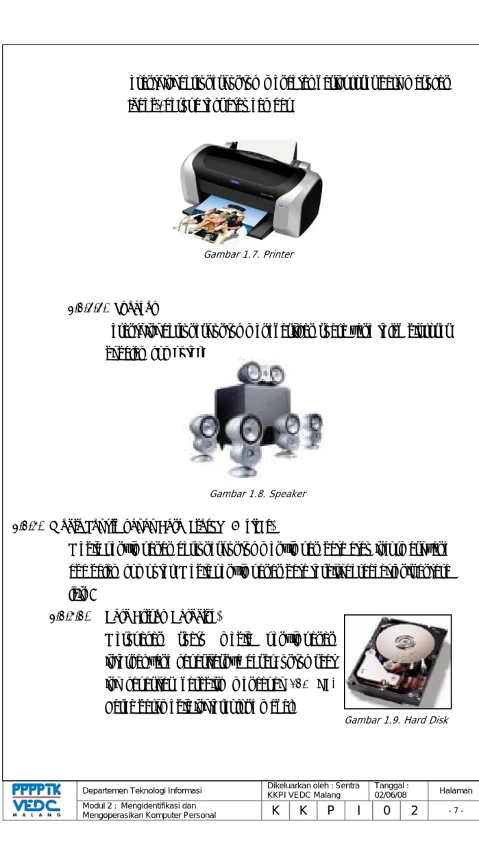 Gambar 1.7. Printer 