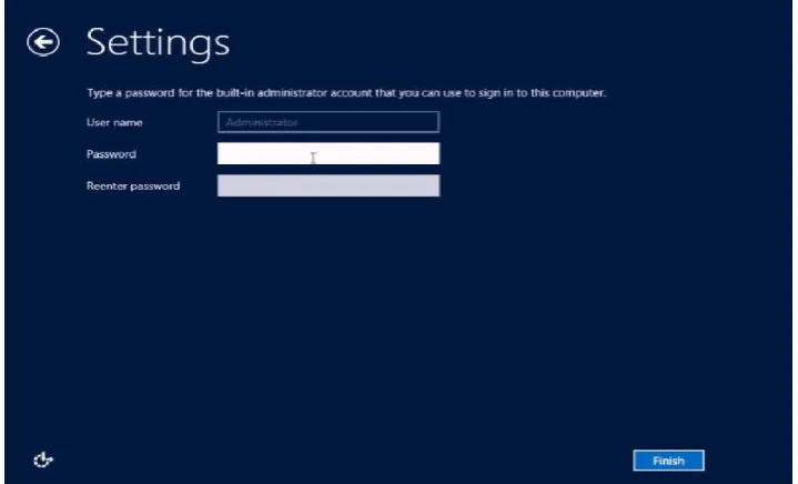 Gambar 3.26. Pengisian Password Administrator. 