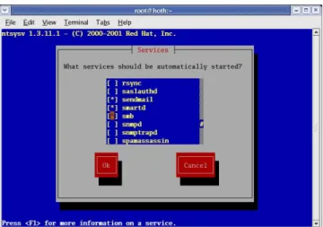 Gambar 4.4. Konfigurasi Services 