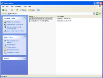 Gambar 4.6 Jendela Workgroup Hyperspace 