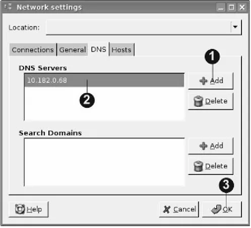 Gambar Network setting