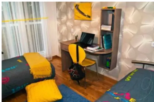 Gambar 2.1 ruangan tempat tidur anak 