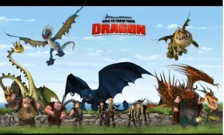 Gambar 3.3.1.b. How To Train Your Dragon film  animasi 3 dimensi produksi Dreamworks Animation 