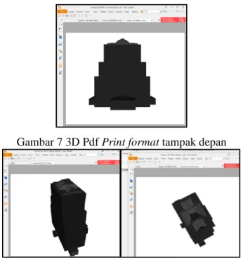 Gambar 7 3D Pdf Print format tampak depan 