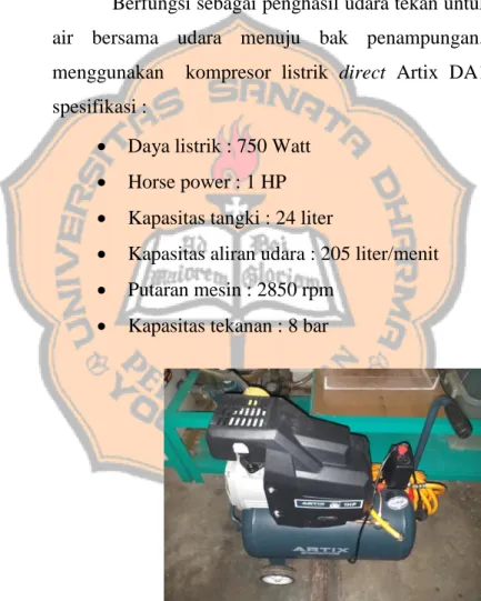 Gambar 3.1 Kompresor Artix DA 10-24 