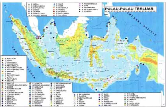 Gambar 3.1.  Pembangunan tugu berkode pos di wilayah perbatasan dan   pulau terluar di Indonesia