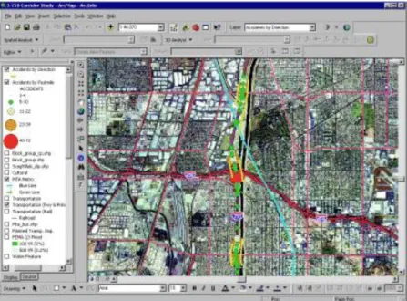 Gambar 14 contoh linear referencing untuk monitoring kondisi perkerasan jalan 