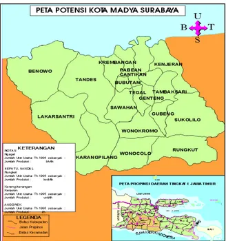 Gambar 3. Peta Kota Surabaya
