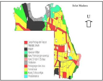 Gambar 5. Daerah Genangan di Kawasan Tepi air Kota Surabaya
