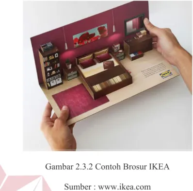 Gambar 2.3.2 Contoh Brosur IKEA  Sumber : www.ikea.com 