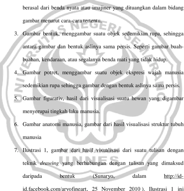 gambar maka hasil karya yang akan dimasukan ke dalam booklet  dikategorikan sebagai berikut:  