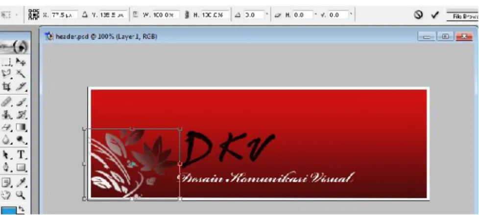 Gambar 10. Pengisian Gambar kedalam Header