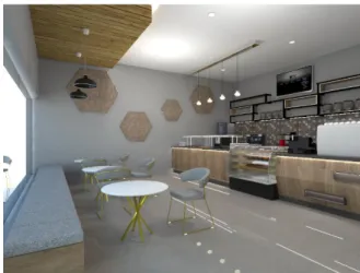 Gambar 9. 3D Desain Cafetaria