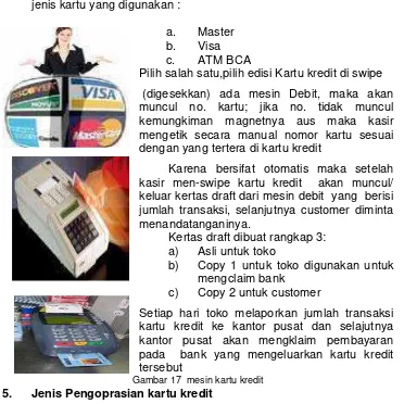 Gambar 17  mesin kartu kredit 