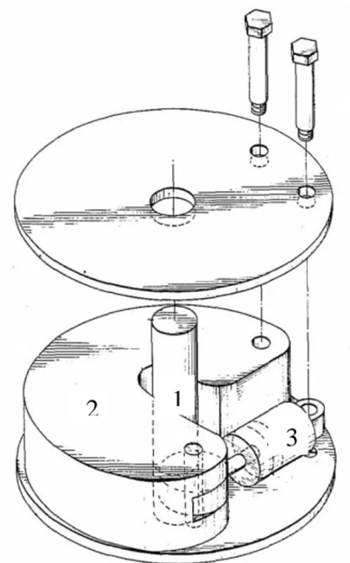 Gambar 4 menunjukan suatu unit pembangkit getaran yang digunakan  pada penggetar pohon