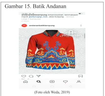 Gambar 16. Batik Andanan