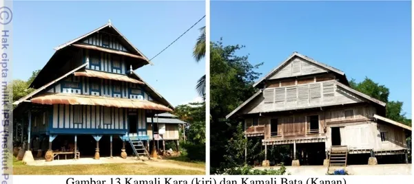 Gambar 13 Kamali Kara (kiri) dan Kamali Bata (Kanan)  Baadia dan Sambali 