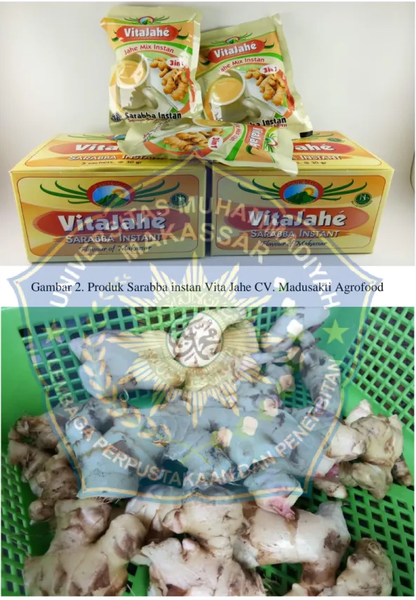 Gambar 2. Produk Sarabba instan Vita Jahe CV. Madusakti Agrofood  