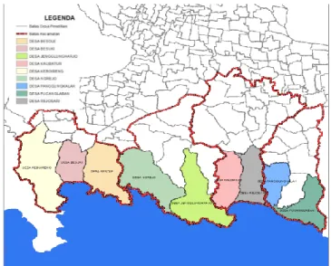 Gambar 1. Peta Lingkup Wilayah Penelitian. 