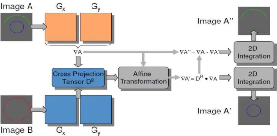 Gambar 2.9 Algoritma Edge Suppression by Gradient Field Transformation  using Cross-Projection Tensors 