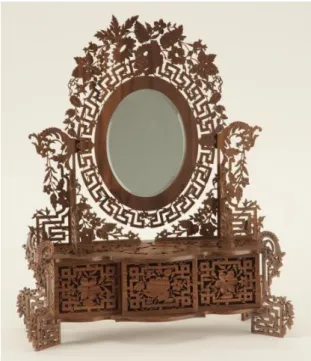 Gambar 6. french mirror karya Doris Gibson  (Sumber: http://pinterest.com/) 