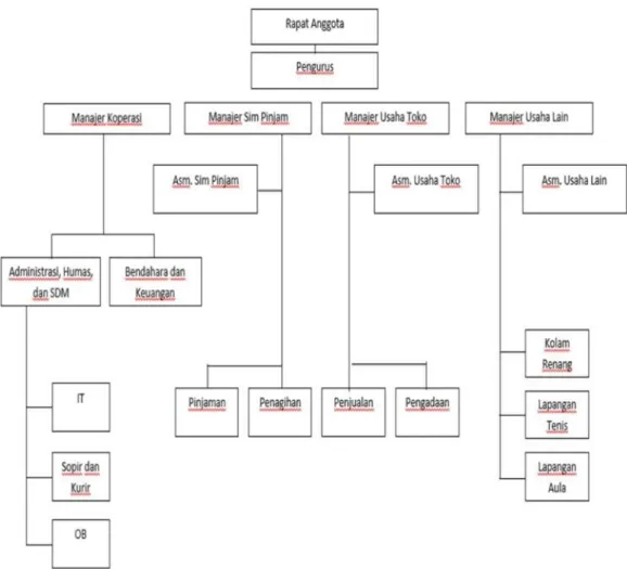Gambar II.1 Struktur Organisasi KOPESAT DJBC 