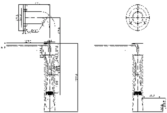 Gambar 2. Disain Venturi Scrubber yang digunakan  pada Cold EGR 