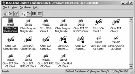 Gambar 9.8 Jendela ICA Client Update Configuration 