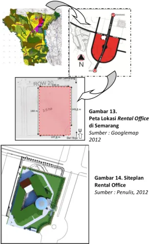 Gambar 4. Interior Central  Office Park  Sumber : Dokumen Pribadi Gambar 3. Tampak Central 