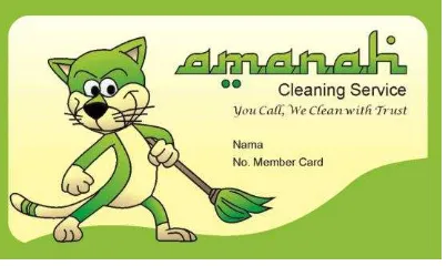Gambar 5. Layanan Member Card “Amanah Cleaning Service 