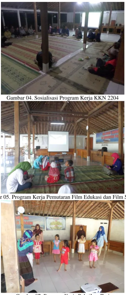 Gambar 04. Sosialisasi Program Kerja KKN 2204 