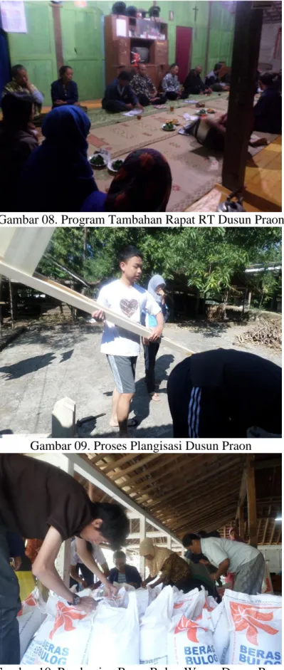 Gambar 08. Program Tambahan Rapat RT Dusun Praon 