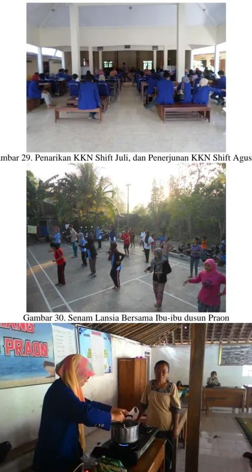 Gambar 29. Penarikan KKN Shift Juli, dan Penerjunan KKN Shift Agustus 