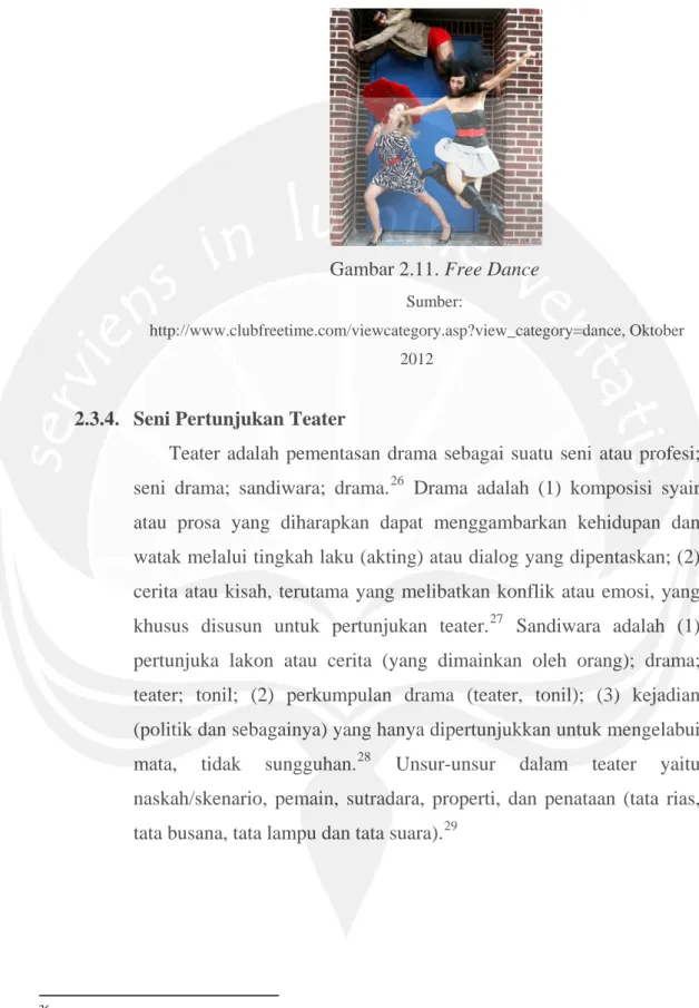 Gambar 2.11. Free Dance 