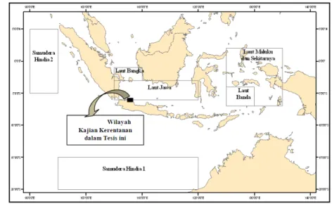 Tabel 1  Estimasi laju kecepatan (velocity rates) kenaikan muka laut untuk  beberapa daerah perairan laut Indonesia berdasarkan hasil perbandingan  pengamatan menggunakan 2 jenis keragaan pasang surut global  (GOT00.2 dan FES2002)