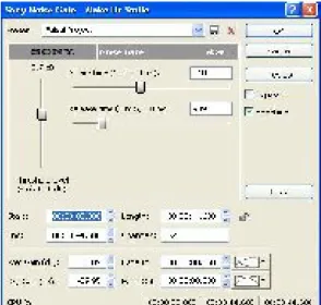 Gambar 18. Menu Sony Noise Gate