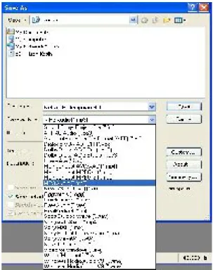 Gambar 21. Menu Save As Type