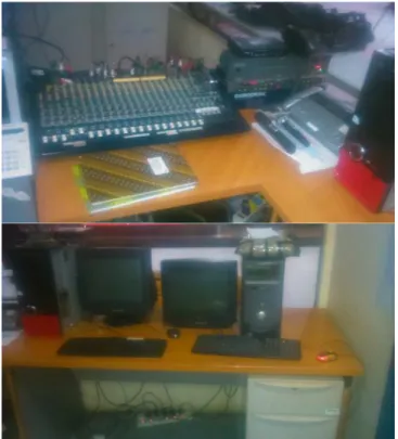 Gambar 3.9 Ruang Master Control Batam TV III.2.1.4 Peralatan Master Control Batam TV dan Fungsinya