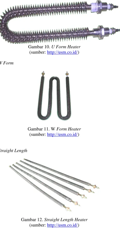 Gambar 10. U Form Heater  (sumber: http://usm.co.id/)  b)  W Form 