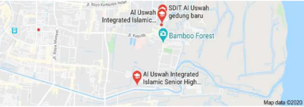 Gambar 1. Lokasi SDIT Al Uswah Surabaya 