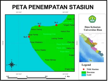 Tabel 2. Titik Koordinat Stasiun 