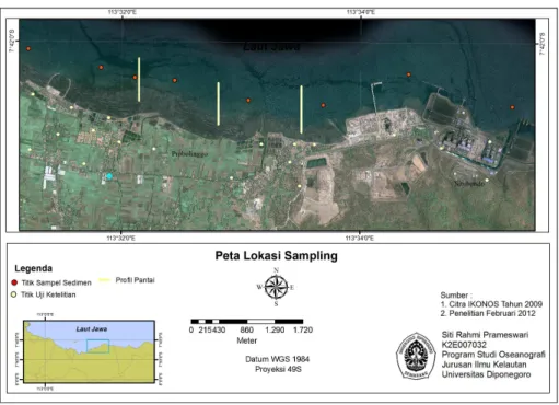 Gambar 1. Peta Lokasi Sampling 