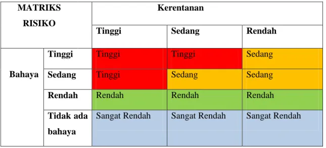 Tabel 1.12 Matriks Analisis Risiko Kerentanan  MATRIKS 