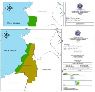 Gambar 4. Peta Pengguaan Lahan Permukiman Kecamatan Malalayang  Sumber : Hasil Analisis Peneliti, 2015