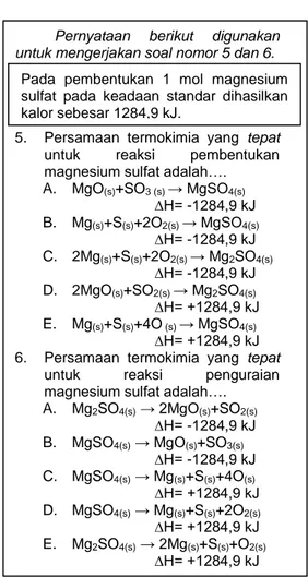 Gambar 1. Contoh Soal Teslet  2.  Validasi Tim Ahli 