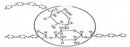 Gambar 1. Struktur Amilosa (Winarno, 1984) 