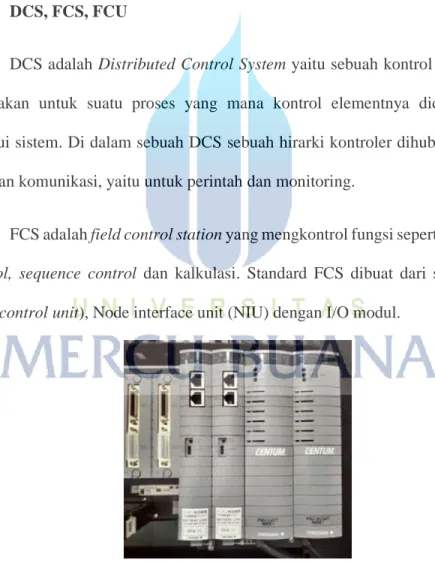 Gambar 2.1 FCS dengan 2 unit CPU, 2 unit NIU, dan 2 unit I/O Modul 