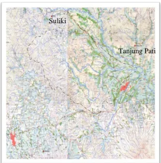 Gambar 3.1.  Peta Catchment Area Batang  Lampasi 