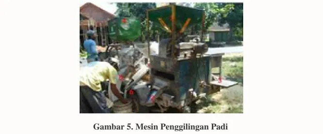 Gambar 5. Mesin Penggilingan Padi